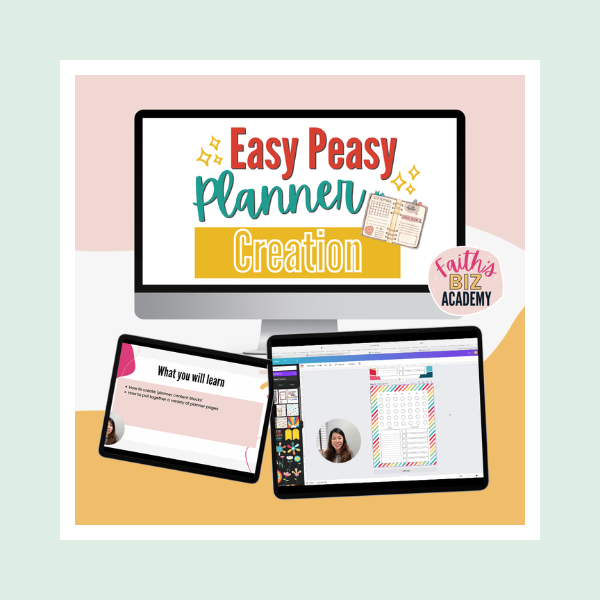 Easy Please Planner Creation Course by Faith Lee